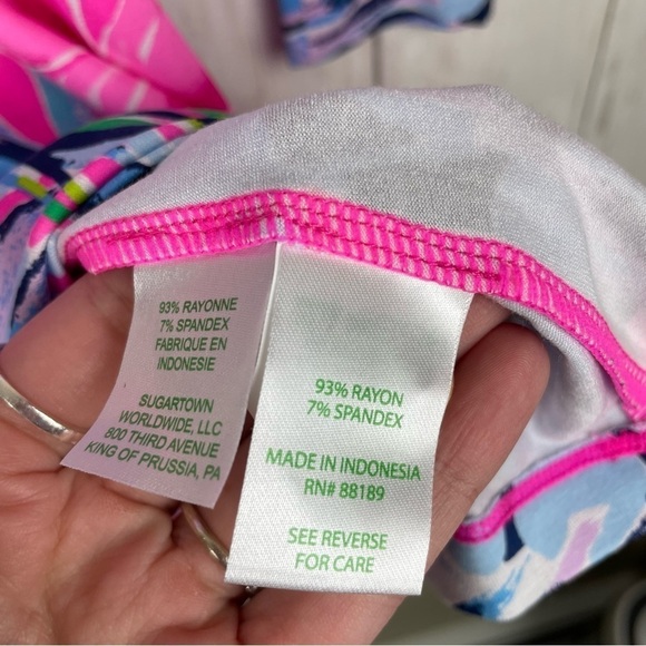 Lilly Pulitzer NWT Kaisley UPF 50+ protection XXS - Picture 6 of 6